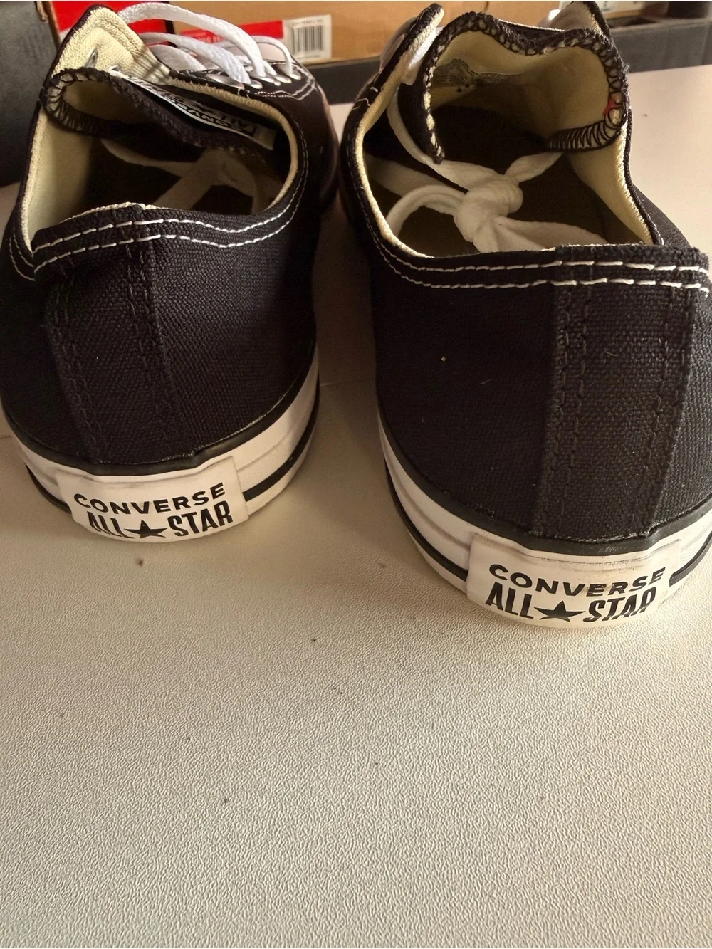 Converse Chuck Taylor All Star OX Black Low Top Sneakers Men’s 10 Women’s 12 NWT - Picture 5 of 10